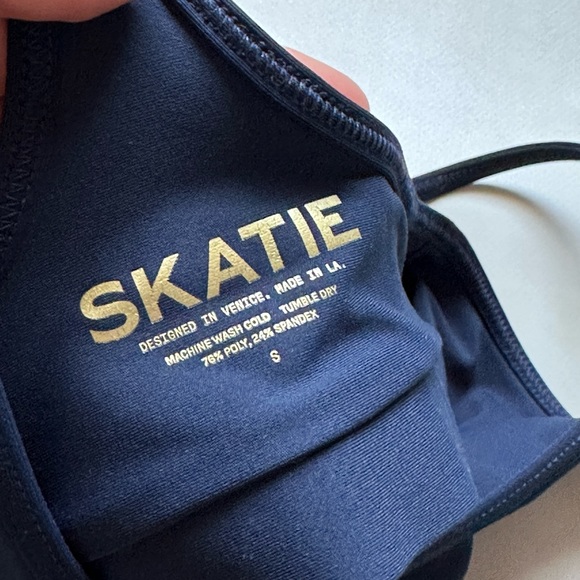 SKATIE - Sports Bra | Navy Blue - Picture 2 of 12